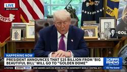 Trump shares more details about a planned 'Golden Dome' missile defense system News Clip