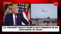 Trump Knows Air India Boeing 787 Truth? U.S. President Says 'Have Shared...' | Ahmedabad Plane Crash News Clip