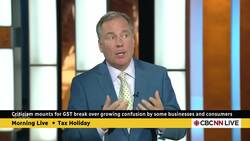Criticism mounts for GST break over growing confusion by some businesses and consumers News Clip