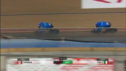 Canada wins men's team sprint bronze at UCI Track Nations Cup News Clip