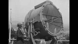 World's largest searchlight in operation in Oakland, CA News Clip