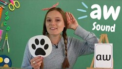 aw Sound | Learn Phonics | aw words | Learn to Read | British Teacher Instructional Video