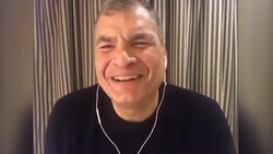 VOICED : Ni su títere ni su boleto de regreso: Correa realza a su victorioso delfín en Ecuador News Clip