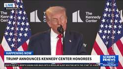 Trump announces Kennedy Center Honorees News Clip