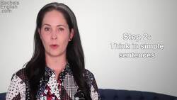 How to Think in English Instructional Video