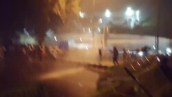 CLEAN : Fresh clashes over India law police use water cannons batons News Clip