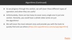 C++ Standard Template Library in Practice - Introduction to Algorithms Instructional Video