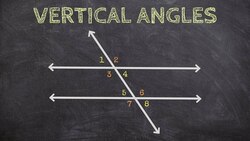 Determining Vertical Angles from Parallel Lines and a Transversal Instructional Video