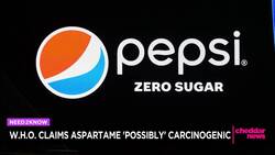 W.H.O. Claims Aspartame 'Possibly' Carcinogenic News Clip