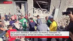 Israeli strikes on Gaza: Jabalia refugee camp hit by successive strikes News Clip