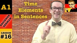 Time within German Sentences - Beginner German with Herr Antrim #16 Instructional Video