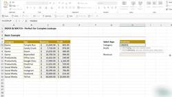 Microsoft Excel 2021365 - Beginner to Advanced - Performing Flexible Lookups with INDEX And MATCH Instructional Video