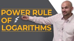 Expand and condense using the power rule of logarithms Instructional Video