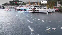 More than 2,800 swimmers cross continents in Istanbul’s Bosphorus event News Clip