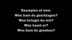 All German Question Words Overview- How to use them and examples of each - Deutsch lernen Instructional Video