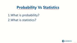 Data Science and Machine Learning (Theory and Projects) A to Z - Probability Versus Statistics Instructional Video