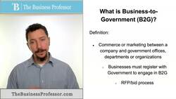 B2G, Business to Government Instructional Video