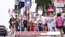 Hollywood Writers Reach Tentative Pact With Studios News Clip