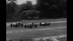 Racecar driver Bill Holland wins Indianapolis 500 automobile race at Indianapolis Motor Speedway News Clip