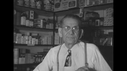 Presidential nominee of Greenback Party Frederick C. Proehl in his grocery store in Seattle News Clip