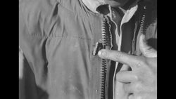 During Korean War, wounded US Marine talking to reporter somewhere in South Korea News Clip