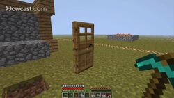 Minecraft Tutorial: How to Make a Pressure Plate in Minecraft Instructional Video