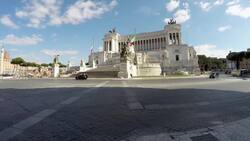 Timelapse of empty Rome monuments News Clip