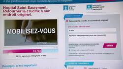 Quebec hospital returns crucifix to wall after threats News Clip