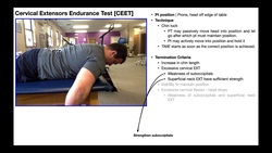 Cervical Extensor Endurance Test (CEET) | Rationale & Interpretation Instructional Video