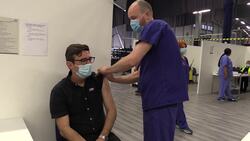 Manchester mayor Andy Burnham receives second Covid-19 jab News Clip