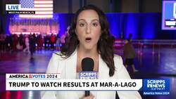 Early optimism at Trump campaign headquaters as first polls close News Clip