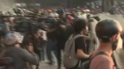 CLEAN : March to protest violence against women turns violent in Mexico City News Clip