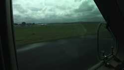 Flying Kenya to Juba, South Sudan Stock Footage