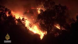 Fire crews race to contain Los Angeles wildfires as death toll rises to 24 News Clip