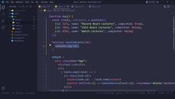 React JS Masterclass - Go From Zero To Job Ready - useState: Array setState Value / 013 Instructional Video