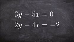 Solve a System of Equations Using Elimination Instructional Video