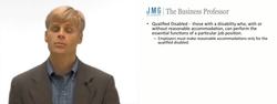 Understanding the Americans with Disabilities Act (ADA) in Employment Instructional Video