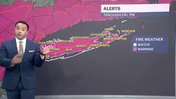 Possible showers early Friday, warm and windy weather ahead of the weekend News Clip