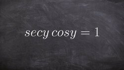 Verifying a trigonometric Identities Instructional Video