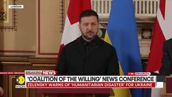 Zelensky Warns Of 'Humanitarian Disaster' For Ukraine News Clip