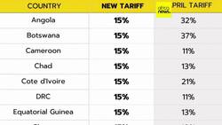 LIST: Trump puts new tariffs on 20 African nations News Clip