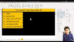 Business Intelligence with Microsoft Power BI - with Material - Upper Case, Lower Case and Proper Case Instructional Video