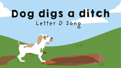 Introduction to letter D song Instructional Video