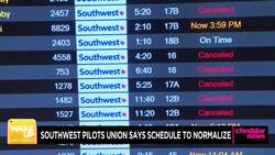 Southwest Airlines Pilots Union Says Schedule to Normalize by Friday News Clip