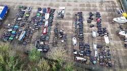 Footage of small boats used for Channel crossings News Clip