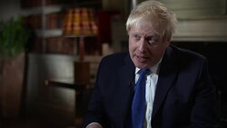 Boris Johnson on wanting a Canada style Comprehensive Economic and Trade Agreement with the European Union Stock Footage