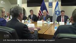 U.S. Secretary of State meets with Israelis, Netanyahu News Clip