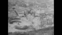 Aerial shots of Berlin, 1920s Stock Footage