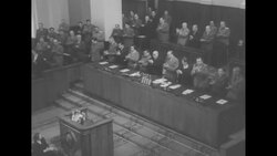 Premier Georgy Malenkov addresses the Supreme Soviet about the economic development program in the 3rd year of Russia's 5th five year plan News Clip