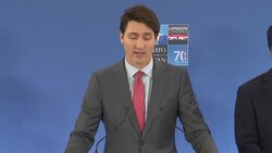 CLEAN : Trudeau responds to Trump's anger after on camera mockery News Clip